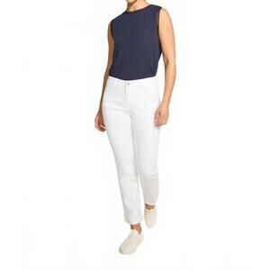 NEW FDJ christina straight leg jean in white